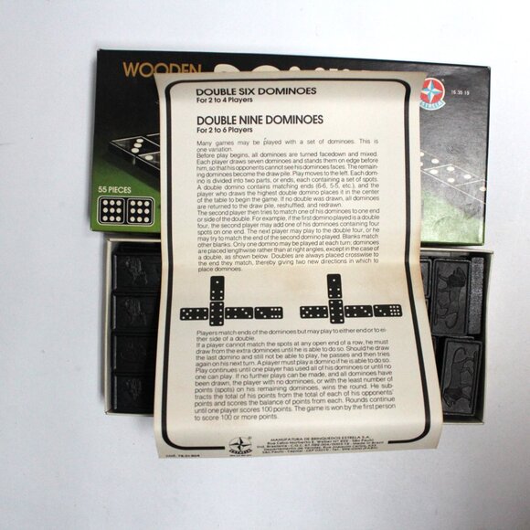 2 Double Nine Domino Sets - 1 Estrela Made in Brazil - 1 Tiger Made in Thailand - Picture 10 of 12